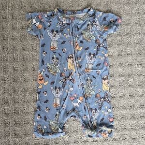 Mickey Mouse And Friends Halloween Print Zippy Shortie